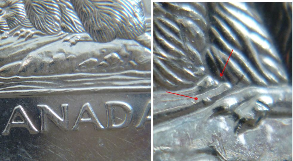 5 Cents 2002-Deux Éclat du coin au dessus de la pette arrière-1.JPG