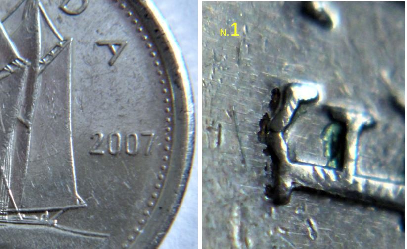 10 Cents 2007-Le deusième E de elizabEth  pas normal-Dommage du coin-1.JPG