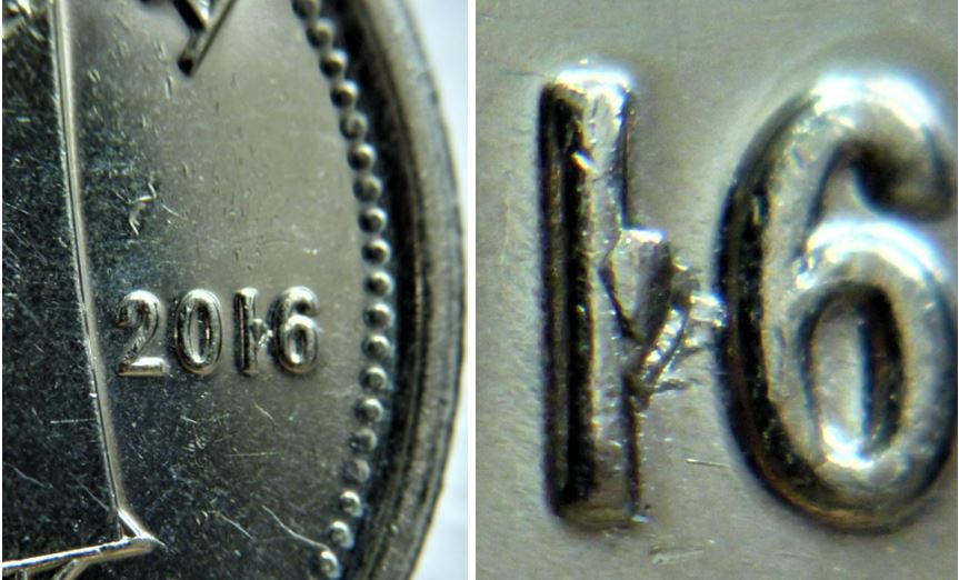 10 Cents 2016-Éclat coin sur le 1 de la date-2.JPG