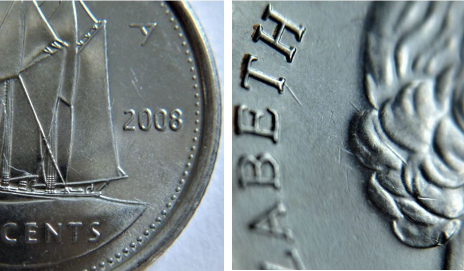 10 Cents 2008-Dommage du coin sous le T de elizabeTh et aussi dans ses cheveux-1.JPG