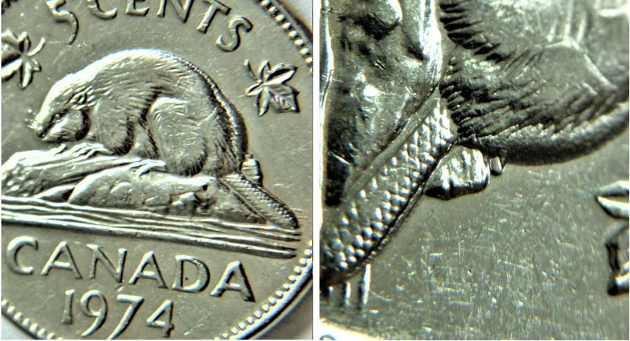 5 Cents 1974-Double castor-2.JPG