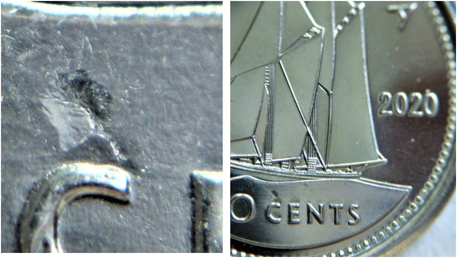 10 Cents 2020-Frappe a travers au dessus du C de Cents,1.JPG