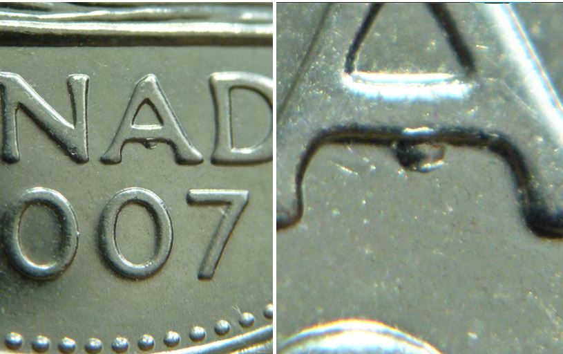 5 Cents 2007-Éclat coin sous le deuxième A au centre-1.JPG