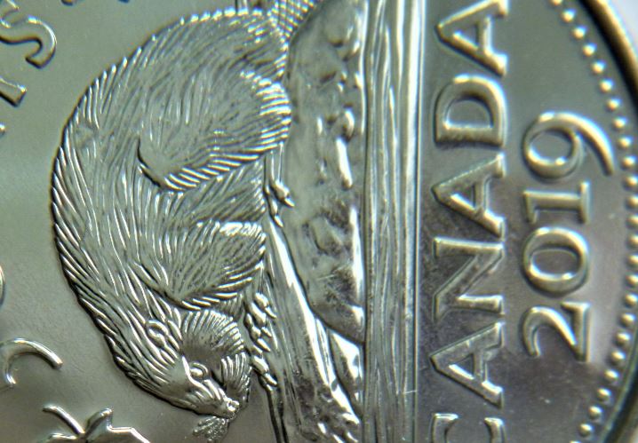 5 Cents 2019-Frappe a travers +Coin fendille sur le dos-1.JPG