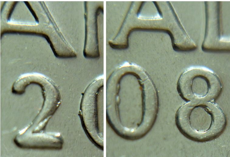 5 Cents 2008-Accumulation sous N et la date-Double AN-2.JPG