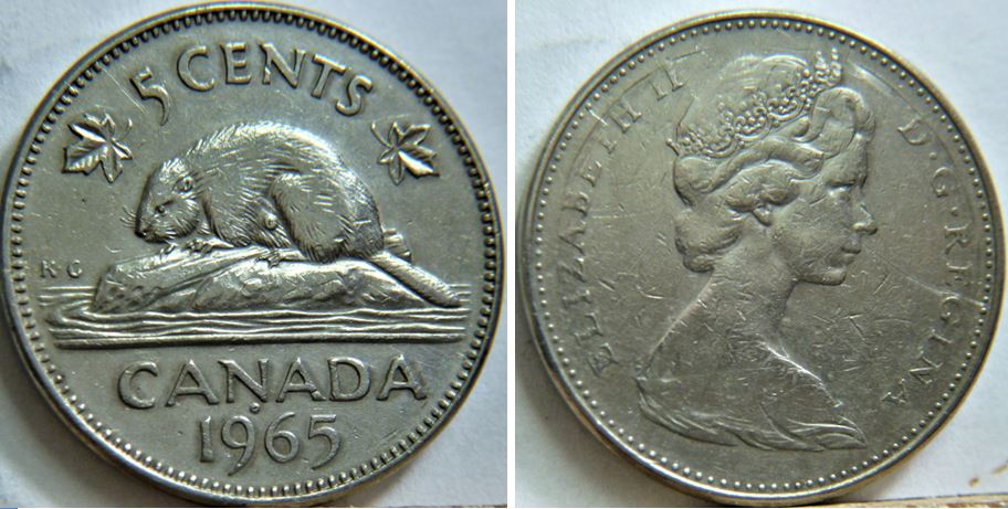 5 Cents 1965-Éclat coin- l'abdomen et sous N de caNada-3.JPG