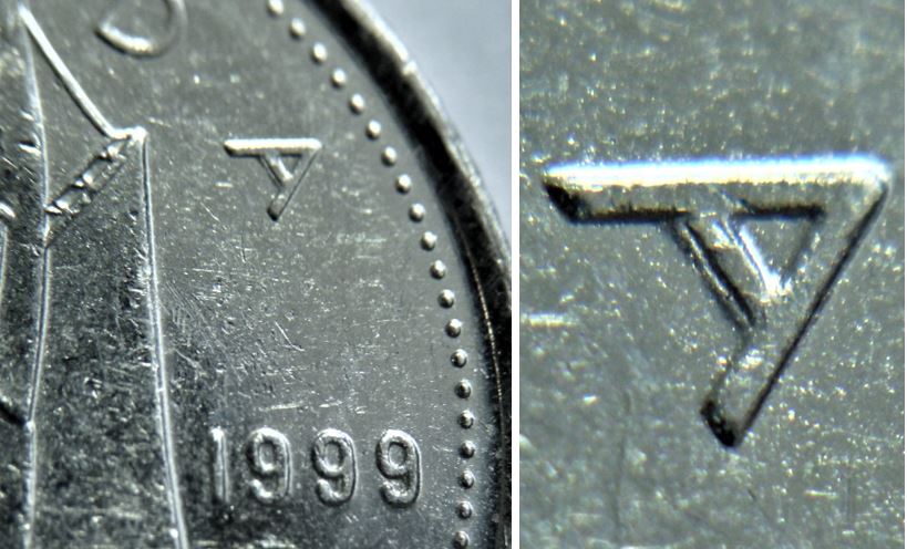 10 Cents 1999-Double dernier A de canadA.JPG