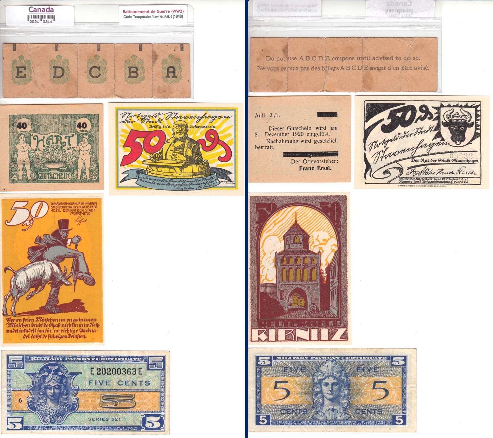 À Vendre - Lot de 12 Billets du Monde - Part 1 (2021-10).jpg