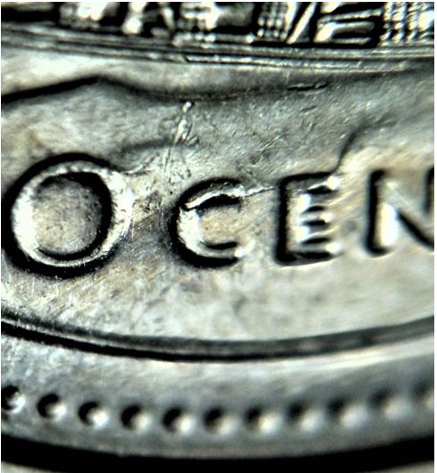 10 Cents 2005-Coin entrechoqué sur l'eau-4.JPG