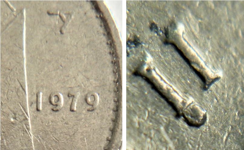 10 Cents 1979-Éclat coin sous II de elizabeth II-1.JPG