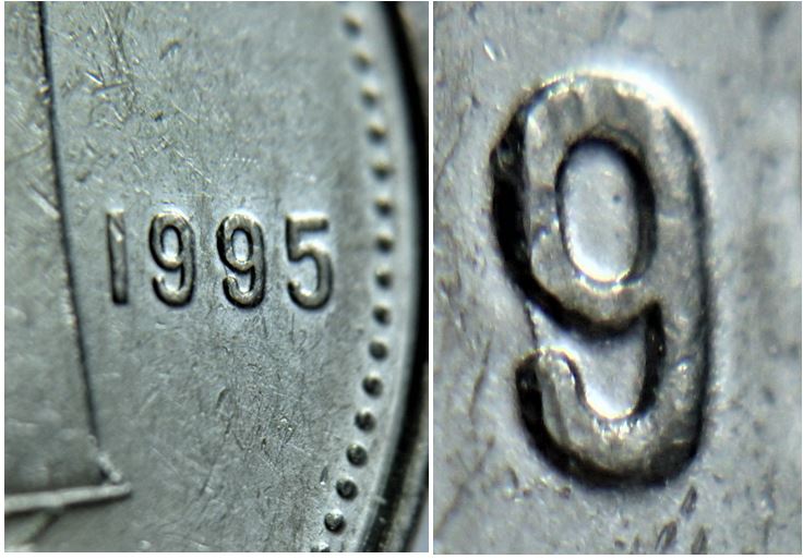 10 Cents 1995-Le deuxième 9 fermé-Coin fendillé-1.JPG