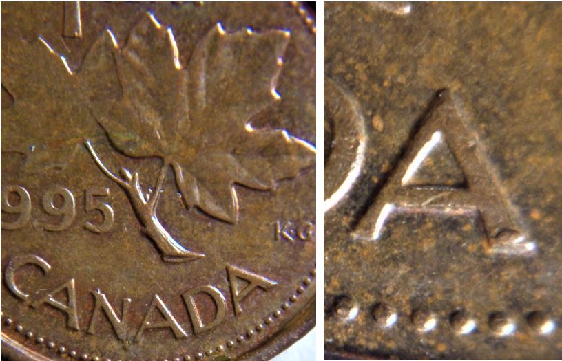 1 Cent 1995-Éclat coin sur A de canadA-1.JPG