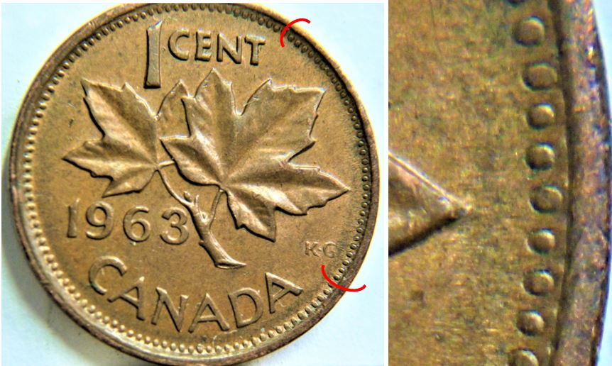 1 Cent 1963-Denticule  transformer en perles au revers-1.JPG