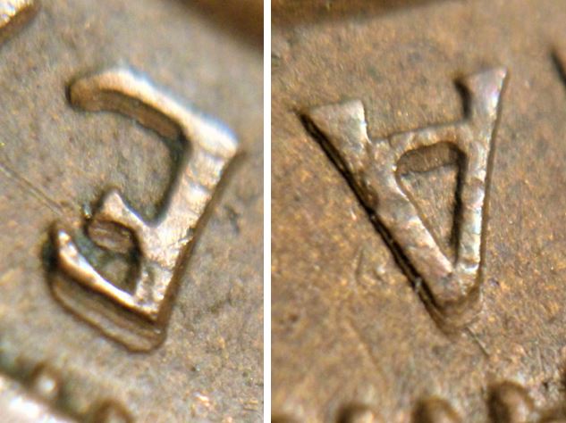 1 Cent 1964-Double GINA E de reGINA Elizabeth- Coin décalé-3.JPG