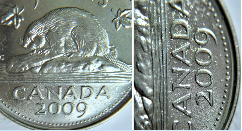 5 Cents 2009-Placage déficient revers-1.JPG