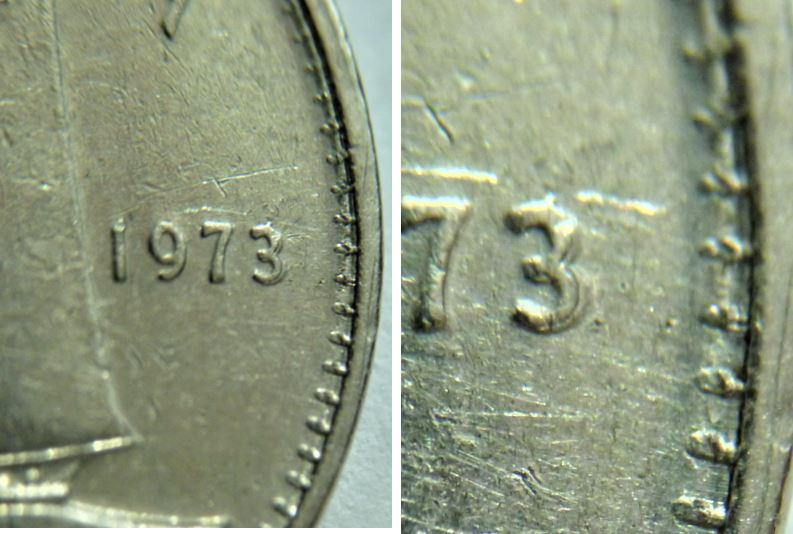 10 Cents 1973-Double 3 et accumulation sur les denticules-1.JPG