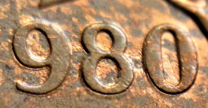 1 Cent 1980-Double 980-Coin détérioré-2.JPG