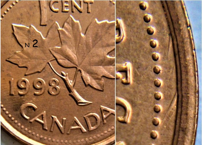 1 Cent 1998-Dommage du coin  entre les perles et au dessus regina,3.JPG