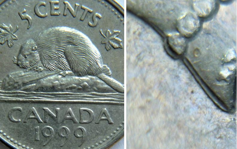 5 Cents 1999-Double avers-Coin décale-1.JPG