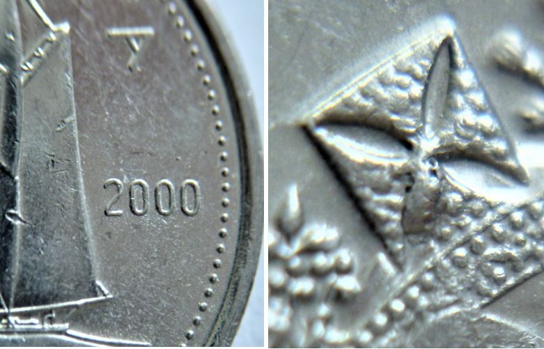 10 Cents 2000-Éclat du coin dans la couronne-1.JPG