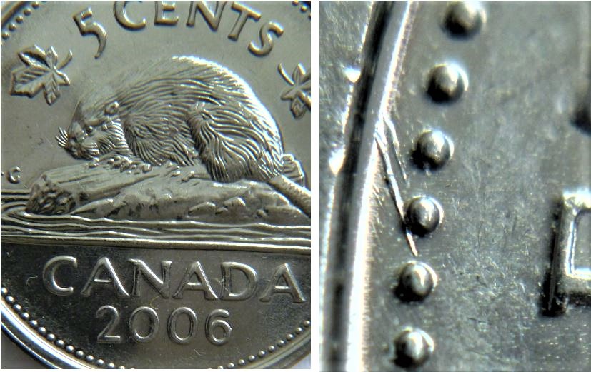 5 Cents 2006-Dommage du coin au dessus du E de elizabEth-1.JPG