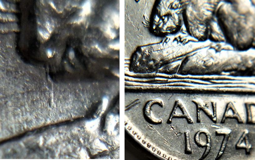 5 Cents 1974-Nez du castor lui coule surment la covid-1.JPG