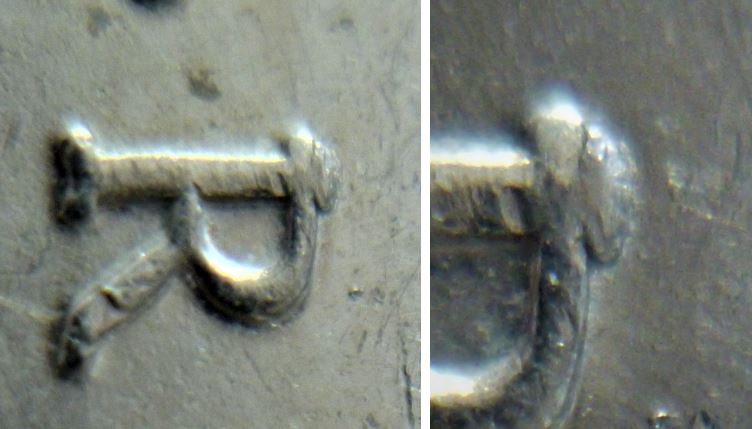 5 Cents 2006-Éclat du coin sur R de Regina-2.JPG