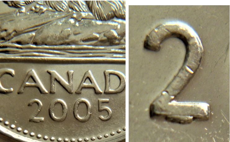 5 Cents 2005-Éclat coin sous le 2-1.JPG