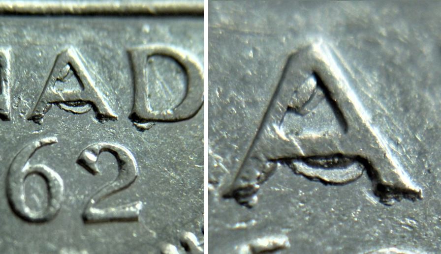 5 Cents 1962-Accumulation au deuxième A D de canADa,1.JPG