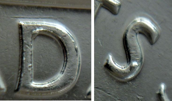 5 Cents 2011-Éclat du coin sur les 3 A de cAnADA+le S de centS-3.JPG