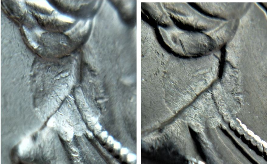 5 Cents 2009-Coin obturé à la nuque de effigie-2.JPG