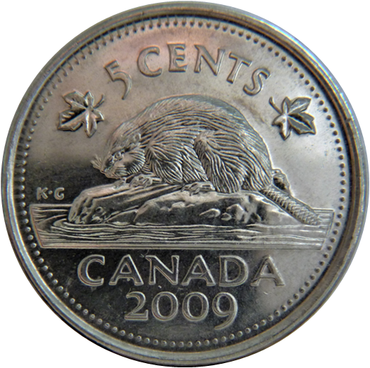 5 Cents 2009-Double D.G REGIN de D.G REGINa-1.png