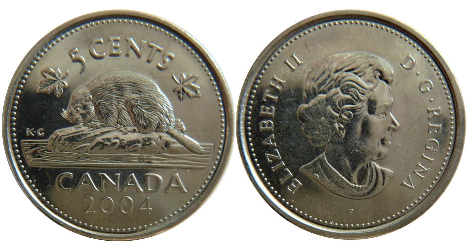 5 Cents 2004-Coin fendillé à la gorge de effigie-1.JPG