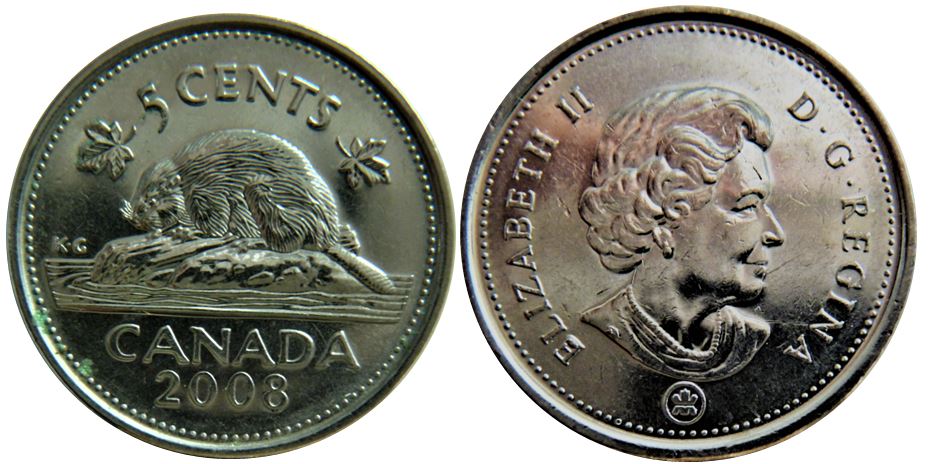 5 Cents 2008-Éclat coin dans E de Elizabeth-1.JPG