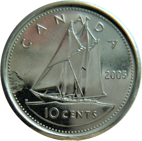 10 Cents 2005-Frappe a travers devant le voilier-1.png