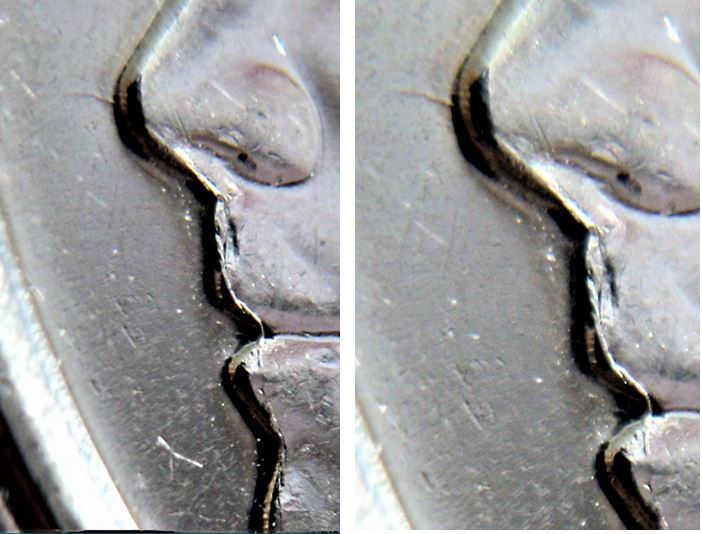 25 Cents 2005 Vétéran P-Coin fendillé sur le bas du visage du jeunne soldat-2.JPG
