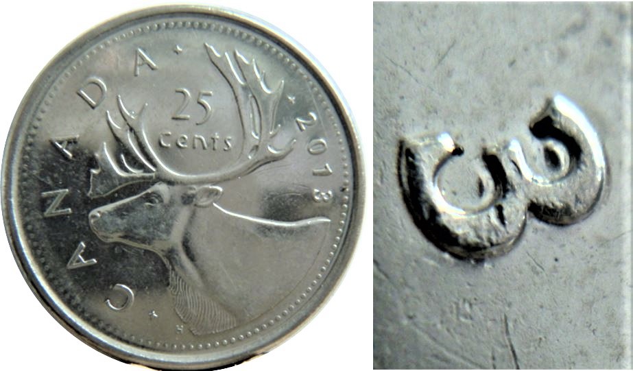 25 Cents 2013-Éclat coin dans le 3-3.JPG