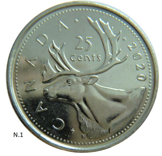 25 Cents 2020-Deux éclat coin sur les bois du caribou-1.JPG