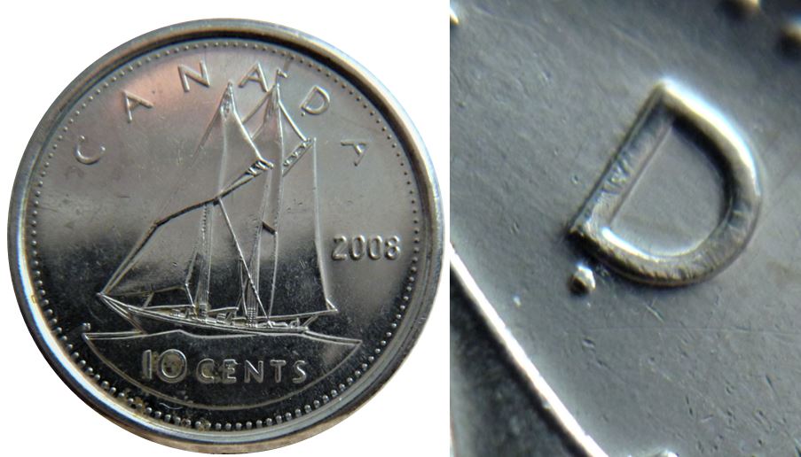 10 Cents 2008-Point sous D de canaDa-1.JPG