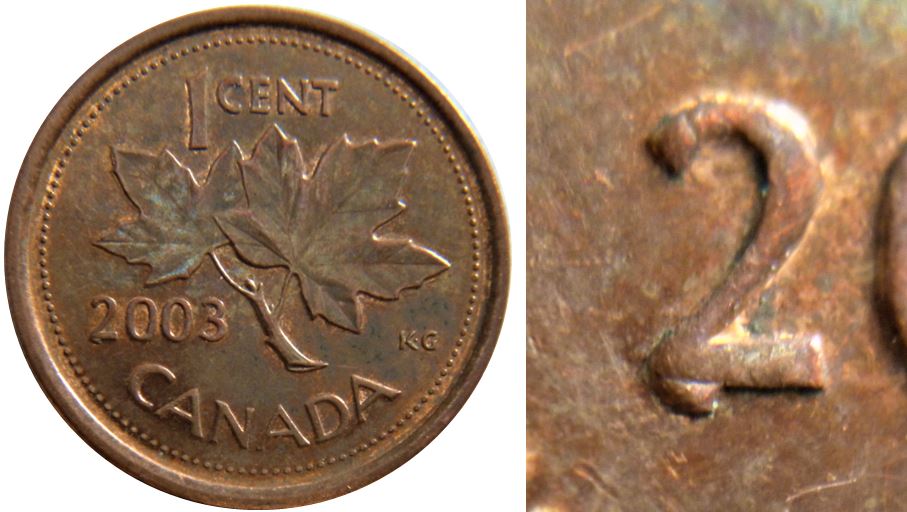 1 Cent 2003-Éclat coin sous 2-1.JPG