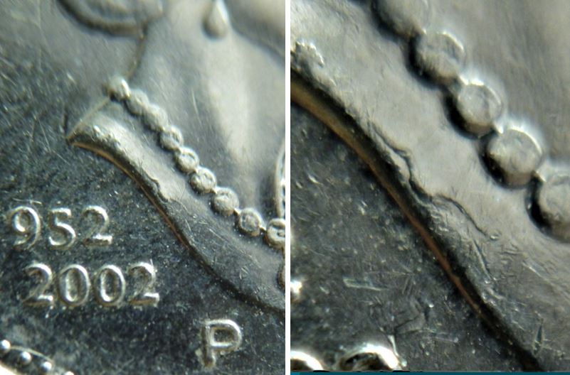 5 Cents 2002-Défaut de laminage-Coin fendillé,4.JPG