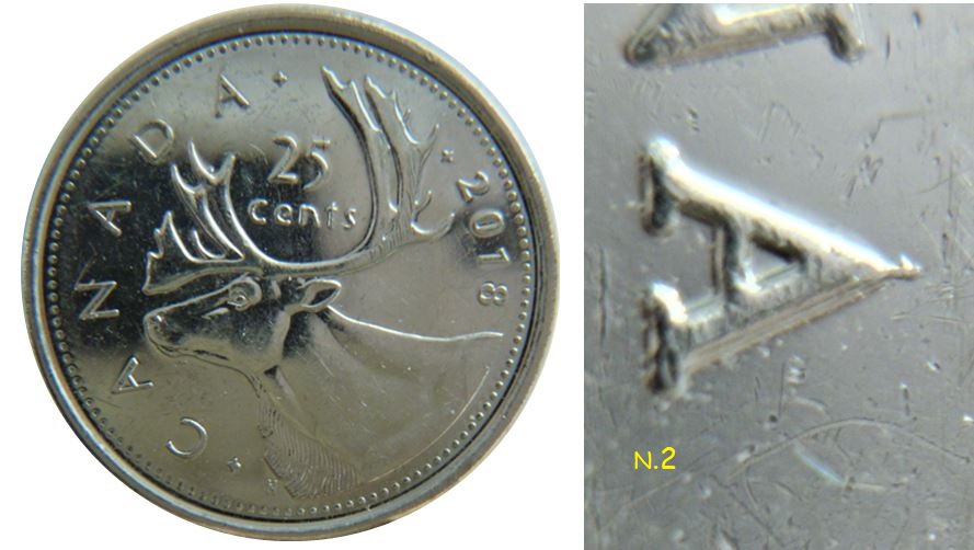 25 Cents 2018-Éclat coin à la tête A de reginA-1.JPG