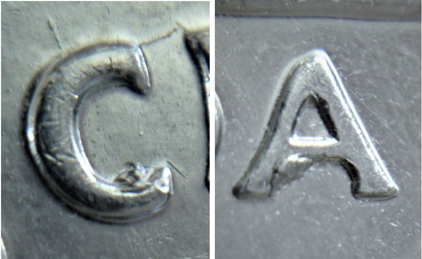 5 Cents 2005-Éclat coin sous A de canadA-Éclat+Coin fendillé au tour C de Cents-,2.JPG