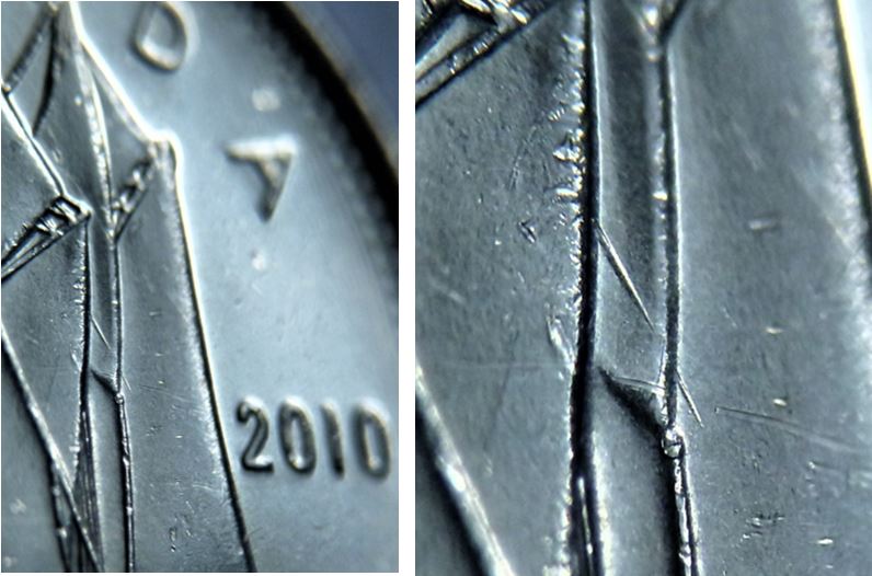 10 Cents 2010-Dommage du coin a travers la voile-2.JPG