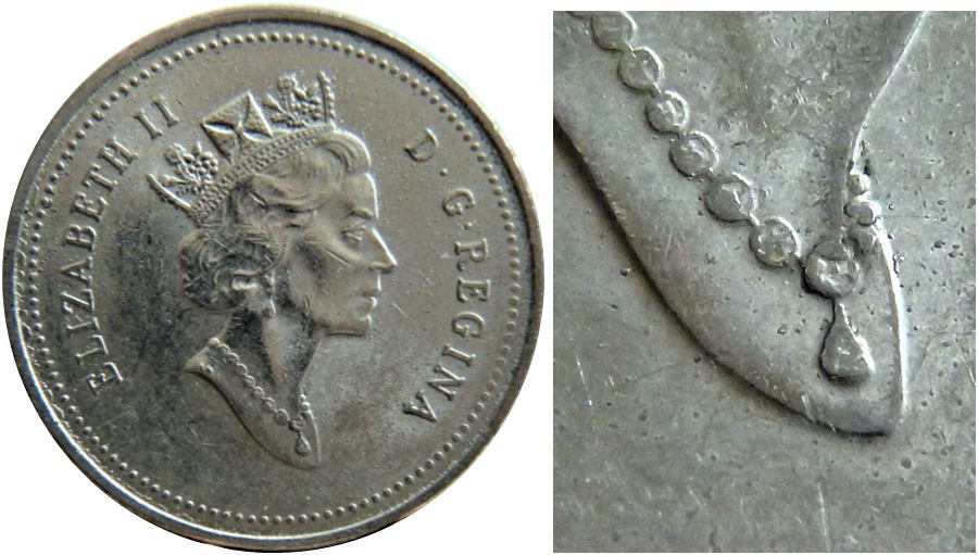 5 Cents 1998-Accumulation massive avers-accumulation sur dos du castor-2.JPG