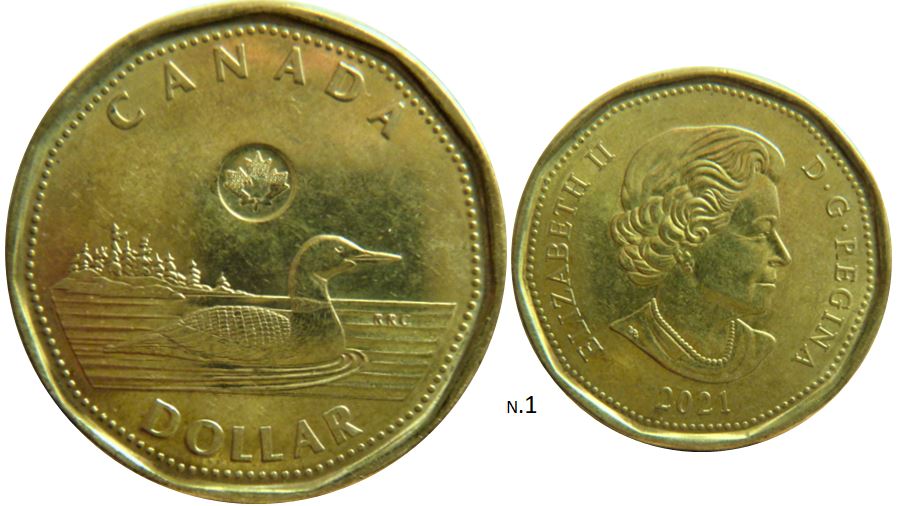 1 Dollar 2021-Éclat coin dans RR de RRc et dans O de dOllar-1.JPG