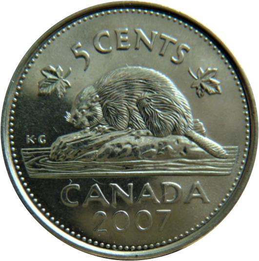 5 Cents 2007- Point dans le D de Canada et Éclat coin sur la tête du castor-1.png