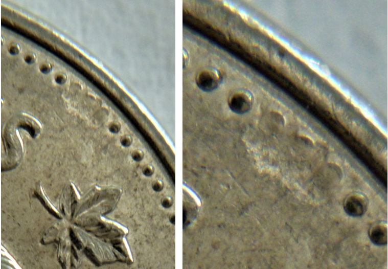 5 Cents 1997-Trois perles obturé coté revres-2.JPG