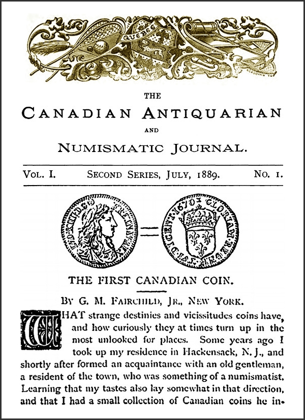 Numi - The Canadian Antiquarian and Numismatic Journal - The First Canadian Coin (G. M. Fairchild Jr. - 1889)-1.jpg