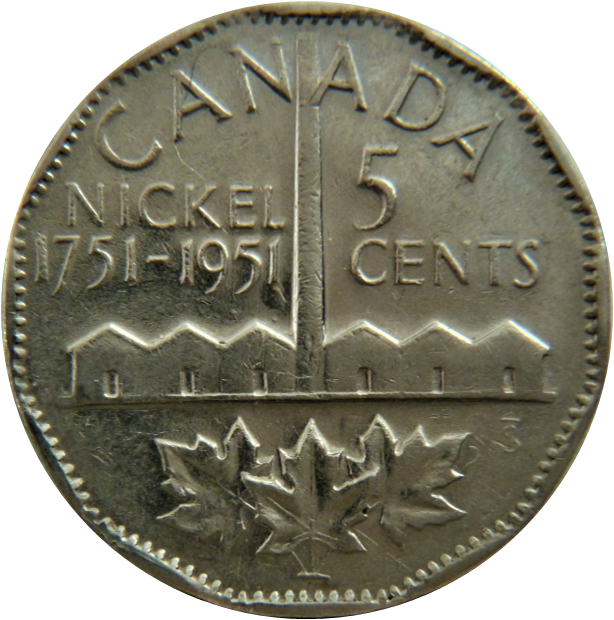 5 Cents 1951 Comm. Demi Lune double-Double avers-1.png